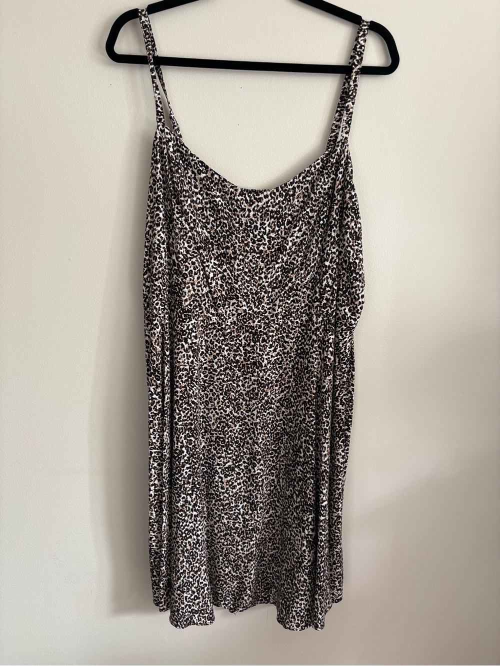 Old Navy Leopard-Print Mini Dress in Brown and Black